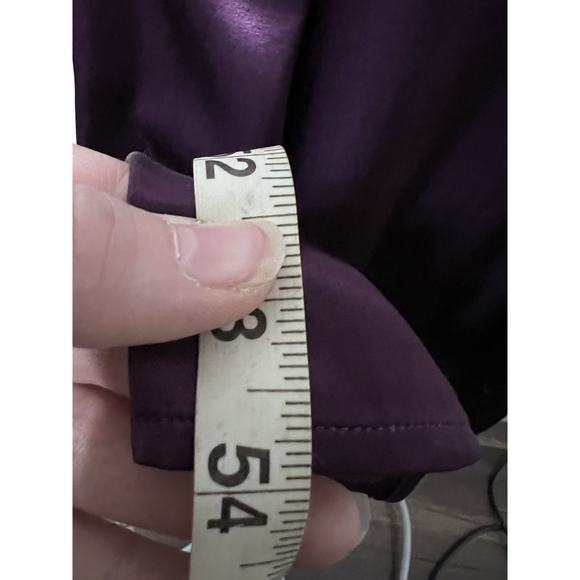 90s Jessica McClintock Gunne Sax Maxi Satin Prom Dress Plum Purple 7/8 Y2K VTG - Picture 13 of 14